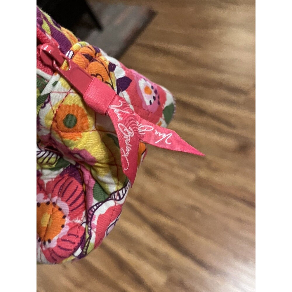 Vera Bradley Turn Lock Satchel Pink Swirls NWOT Retired Floral Handbag 13459 - Picture 10 of 12